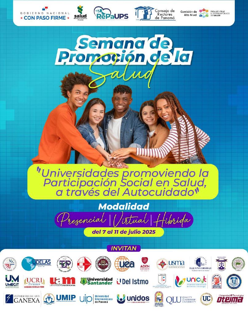Semana de la Promoción de la Salud de la Red Panameña de Universidades Promotoras de Salud&nbsp;(REPAUPS)