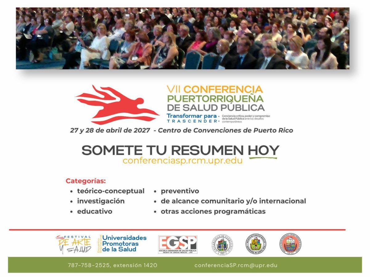 VII Conferencia Puertorriqueña de Salud&nbsp;Pública
